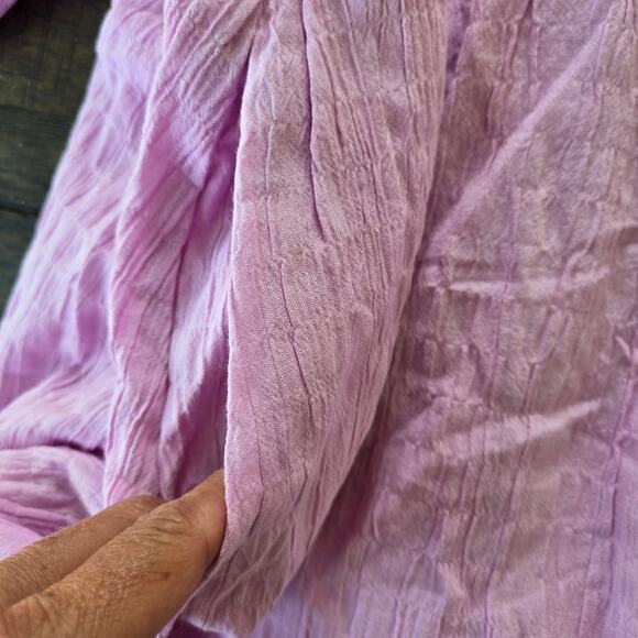 J. Crew Factory Gauze Flutter Sleeve Mini Dress Size L NWT - Picture 8 of 10